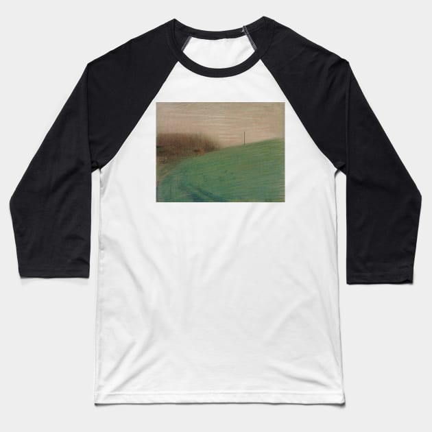 The Meadow by Georges-Pierre Seurat Baseball T-Shirt by Classic Art Stall